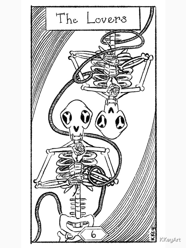 The Lovers - Dead Tarot by KKeyArt T-Shirts, Hoodie, Sweatshirt | BlankRebels.com (Image 3)