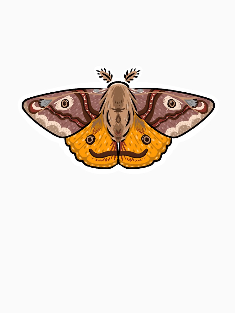 Emperor moth (Saturnia pavonia) by fr0g-enthusiast T-Shirts, Hoodie, Sweatshirt | BlankRebels.com (Image 3)