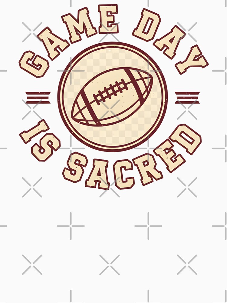 Game Day Is Sacred – Football Fan Retro by DIRTYSKETCHH T-Shirts, Hoodie, Sweatshirt | BlankRebels.com (Image 2)