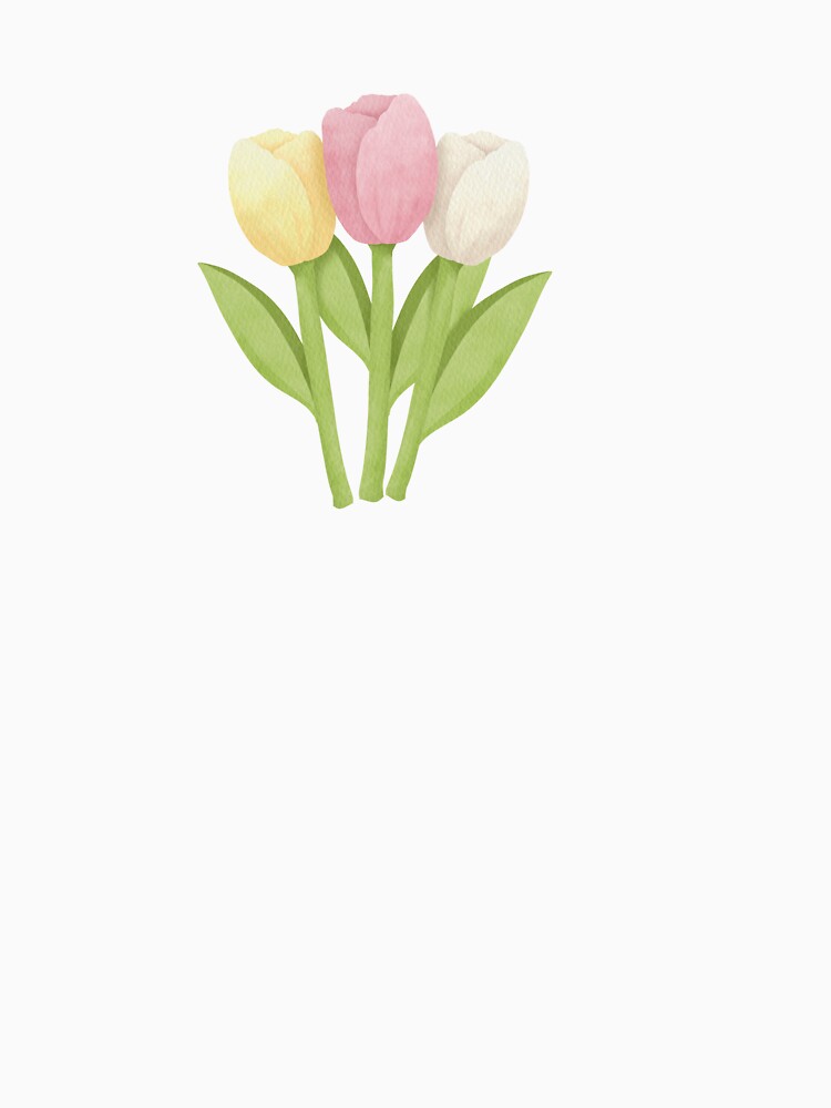 Tulip Floral Soft Aesthetic Illustration by SoftCo T-Shirts, Hoodie, Sweatshirt | BlankRebels.com (Image 3)