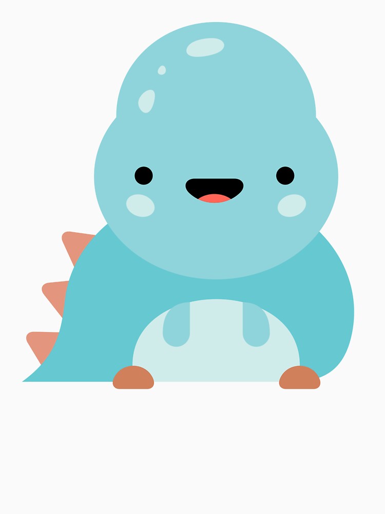 Kawaii Stegosaurus Adorable Dino Design by missbobbit T-Shirts, Hoodie, Sweatshirt | BlankRebels.com (Image 3)