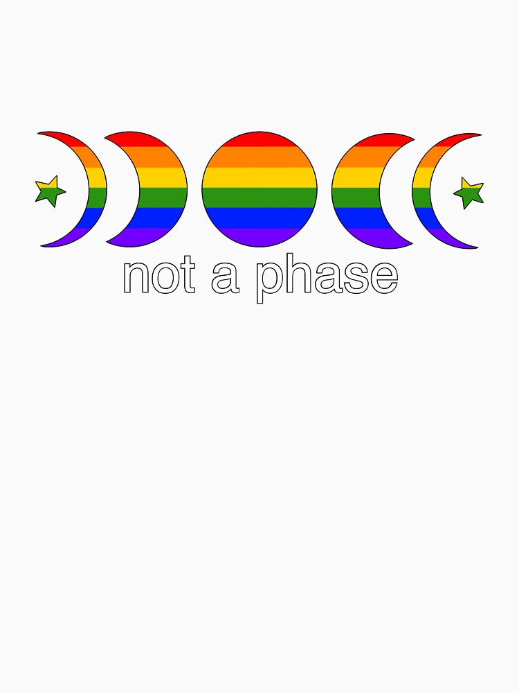 Not a phase (rainbow) by Doodlesbykat T-Shirts, Hoodie, Sweatshirt | BlankRebels.com (Image 3)