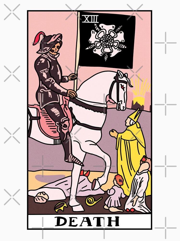 Death Tarot Card by RubyGoesBananas T-Shirts, Hoodie, Sweatshirt | BlankRebels.com (Image 2)
