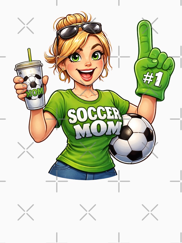Soccer Mom - Sports by Myra365Art