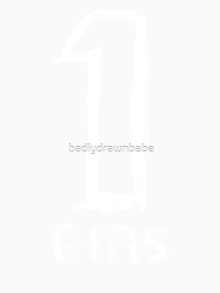 Number One in German, Number 1 by badlydrawnbabe