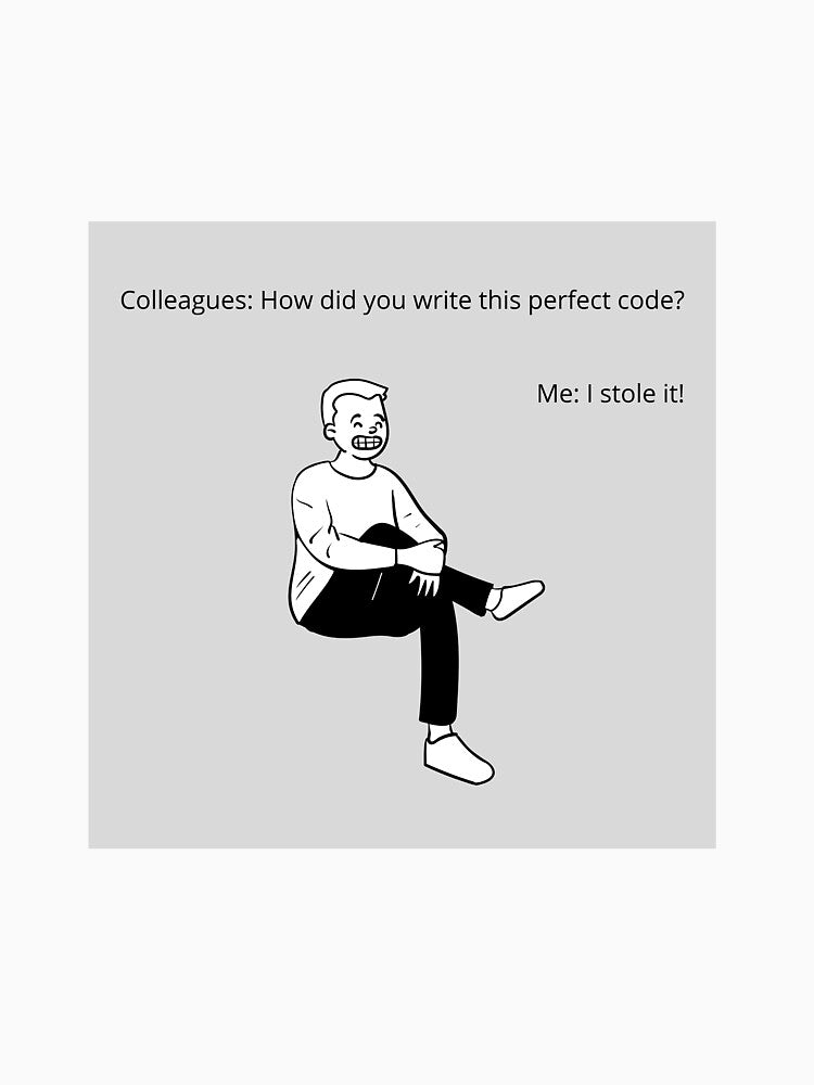Programmer meme | I Stole Code | Gift For Developer by ohsheep T-Shirts, Hoodie, Sweatshirt | BlankRebels.com (Image 3)