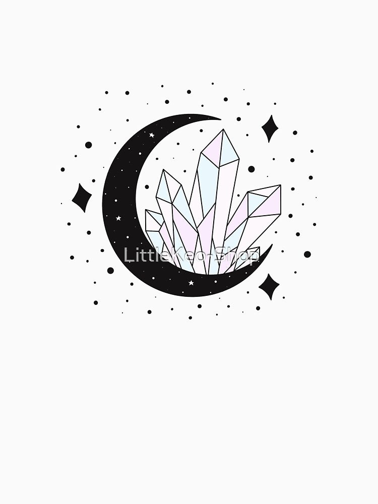 Moon Crystals by LittleKeo-Shop T-Shirts, Hoodie, Sweatshirt | BlankRebels.com (Image 3)