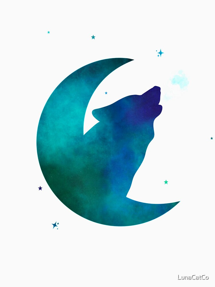 Wolf Galaxy by LunaCatCo T-Shirts, Hoodie, Sweatshirt | BlankRebels.com (Image 3)