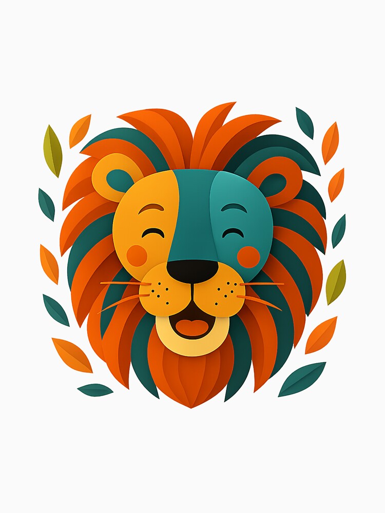A Happy Lion – Bold, Beautiful & Perfect for Big Cat Lovers! by amiplay T-Shirts, Hoodie, Sweatshirt (Image 3)