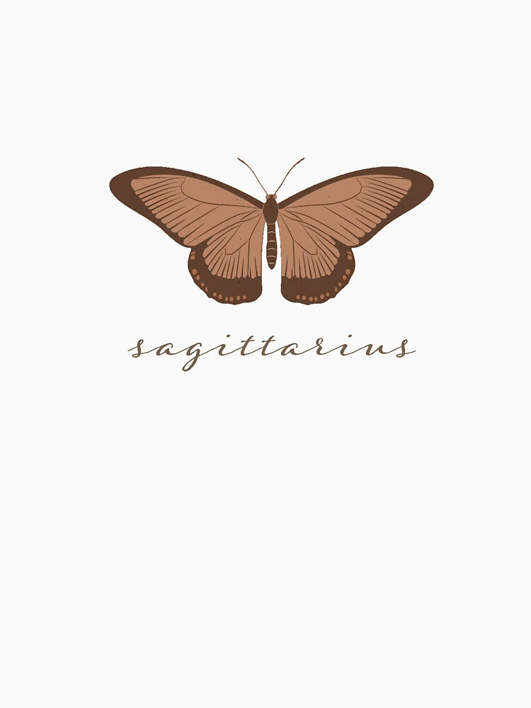 sagittarius butterfly aesthetic astrology by mandeegirl17 T-Shirts, Hoodie, Sweatshirt | BlankRebels.com (Image 3)