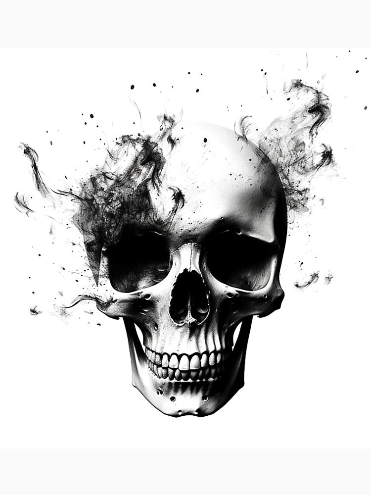 Ghost Skull by BlastCafe T-Shirts, Hoodie, Sweatshirt | BlankRebels.com (Image 2)