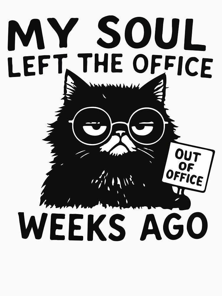 My soul left the office weeks ago by BrownHorse90s T-Shirts, Hoodie, Sweatshirt | BlankRebels.com (Image 3)