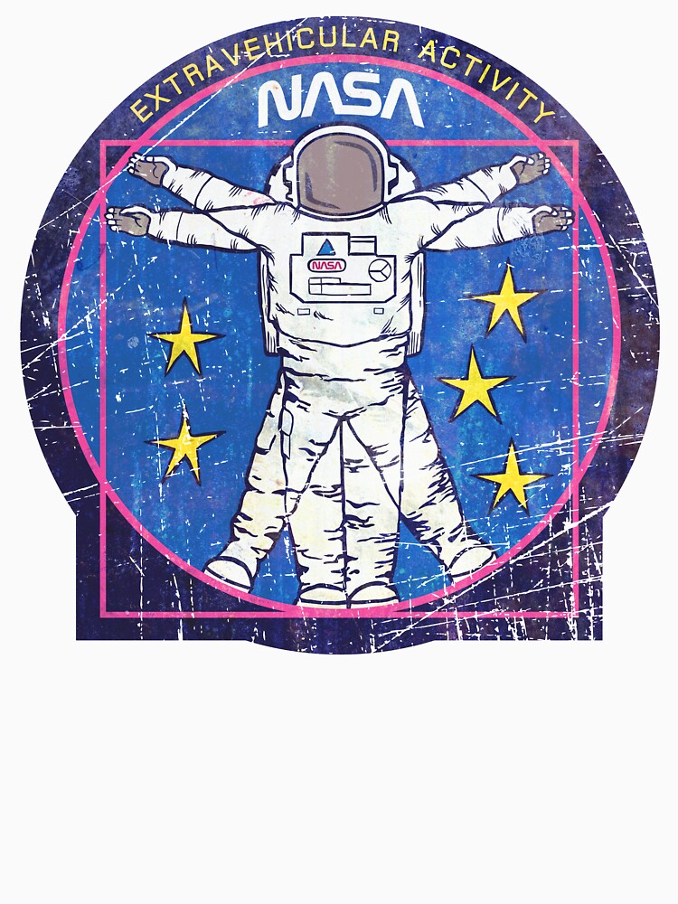 Extravehicular Activity Retro Emblem by Lidra Zehcnas T-Shirts, Hoodie, Sweatshirt | BlankRebels.com (Image 3)