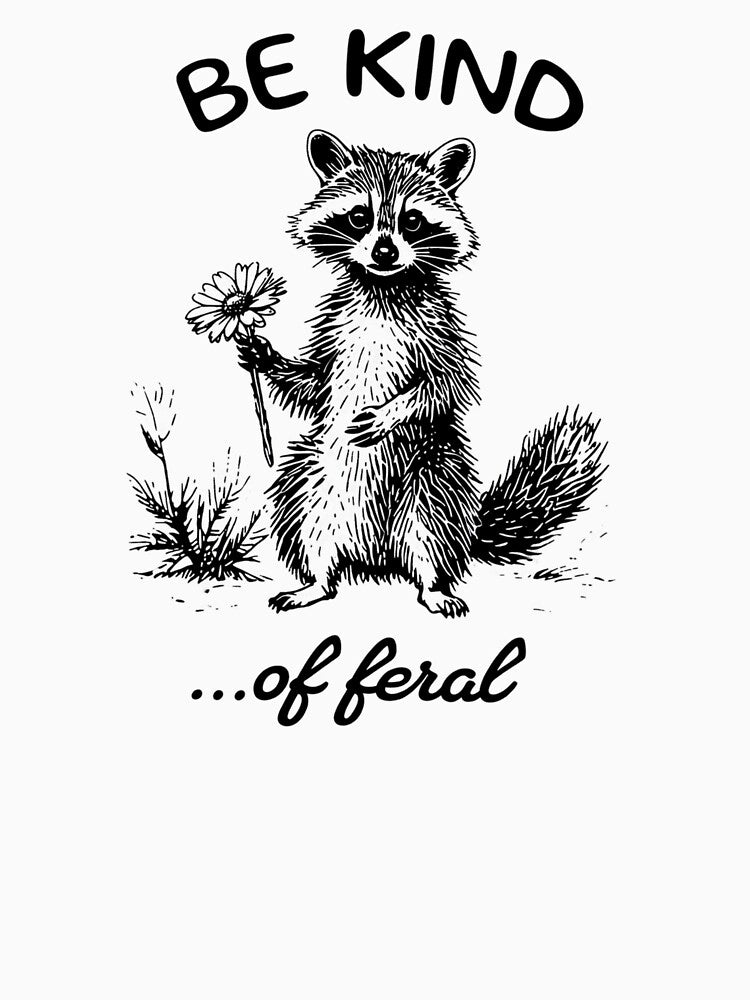 Be Kind… Of Feral Raccoon by krystalRomanart