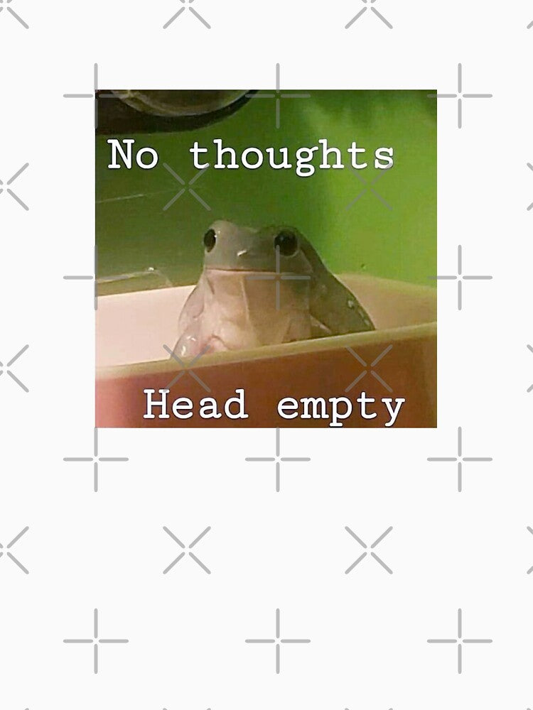 Frog No Thoughts by DonatasSab T-Shirts, Hoodie, Sweatshirt | BlankRebels.com (Image 3)
