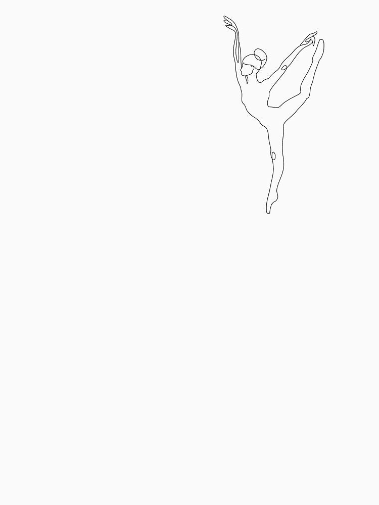 Ballet dancer Line art by digitylart