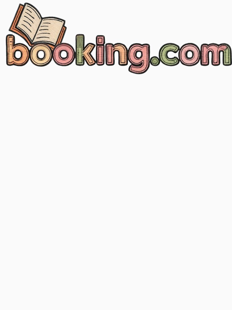 Book Lovers “Booking.com” Reading Logo – Cute Pastel Doodle Style by TeezOfMadness T-Shirts, Hoodie, Sweatshirt (Image 3)