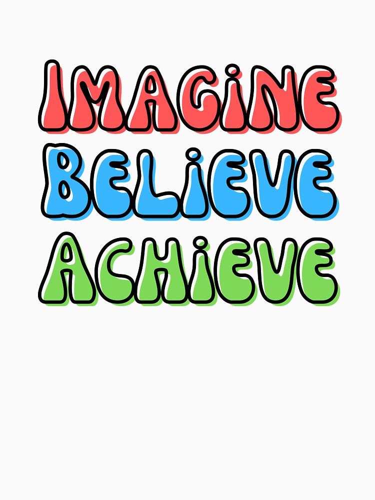 Imagine Believe Achieve by Spreading Smile T-Shirts, Hoodie, Sweatshirt | BlankRebels.com (Image 3)