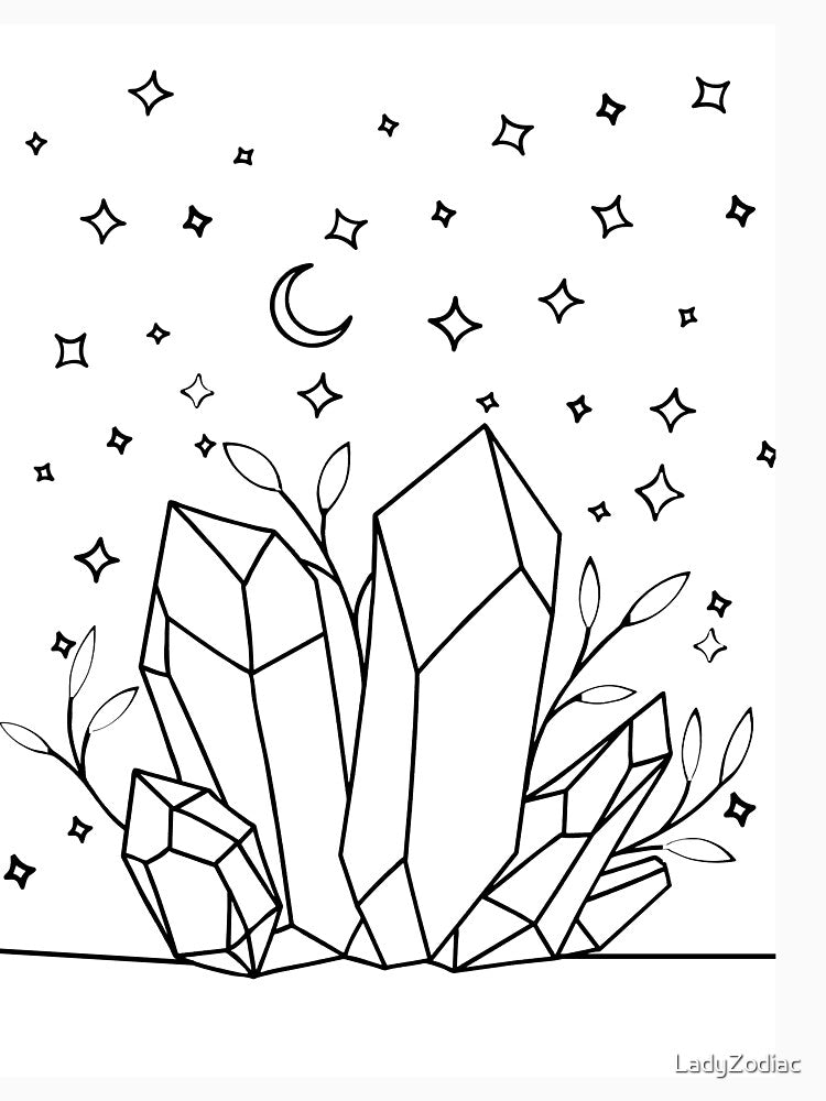 Crystal Magic Cleansed By Moonlight by LadyZodiac T-Shirts, Hoodie, Sweatshirt | BlankRebels.com (Image 3)