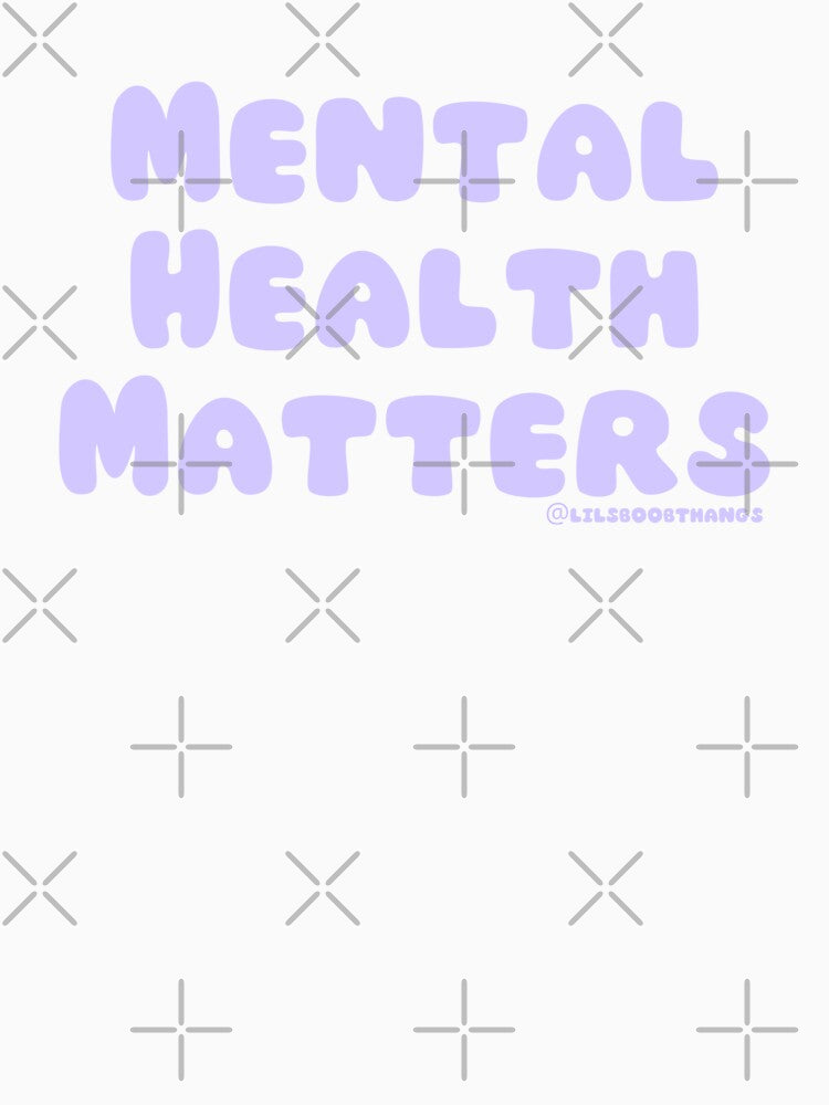 Mental Health Matters., v23c, light purple | @lilsboobthangs by lilsboobthangs T-Shirts, Hoodie, Sweatshirt (Image 3)