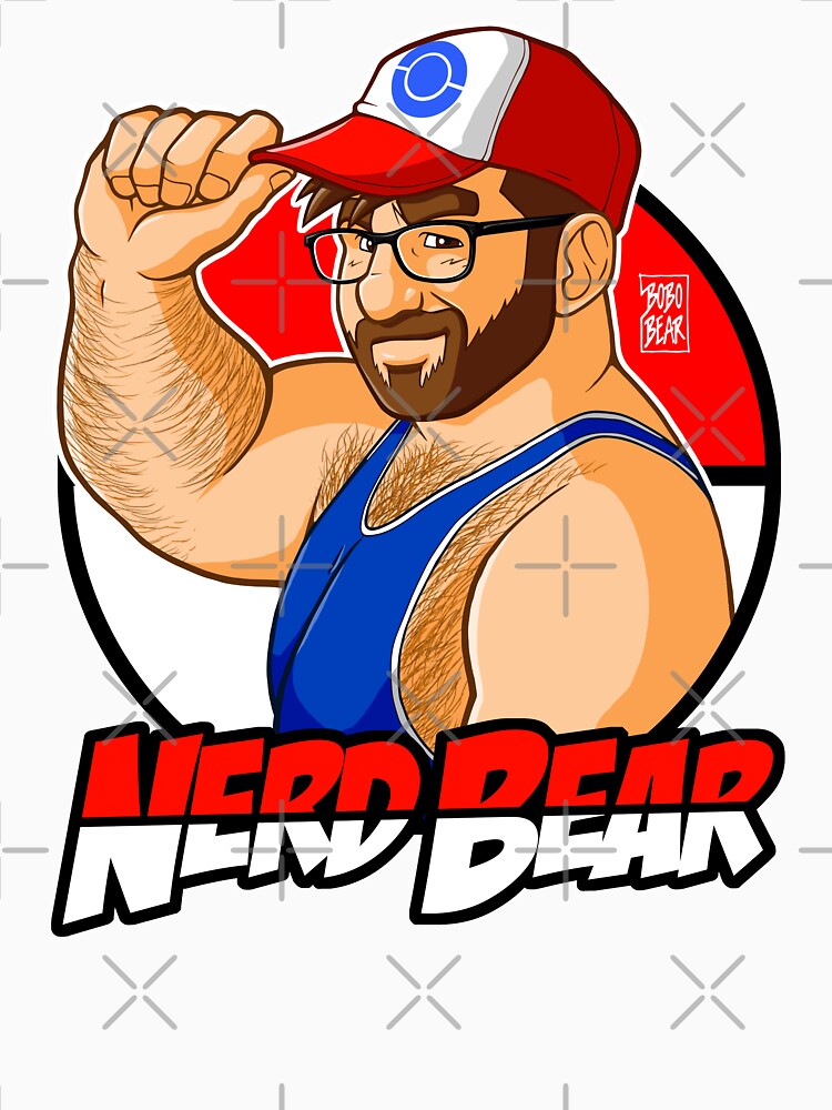NERD BEAR - DARK BEARD by bobobear T-Shirts, Hoodie, Sweatshirt | BlankRebels.com (Image 3)