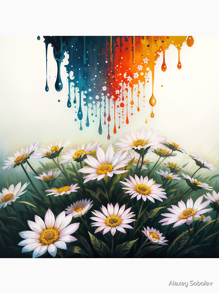 Abstract Daisy Fields by Artistic Imagery T-Shirts, Hoodie, Sweatshirt | BlankRebels.com (Image 3)