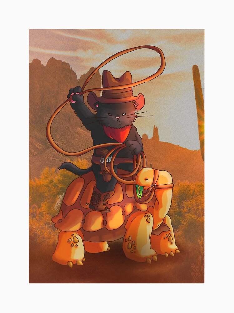 Cowboy Cat by Tydin T-Shirts, Hoodie, Sweatshirt | BlankRebels.com (Image 3)