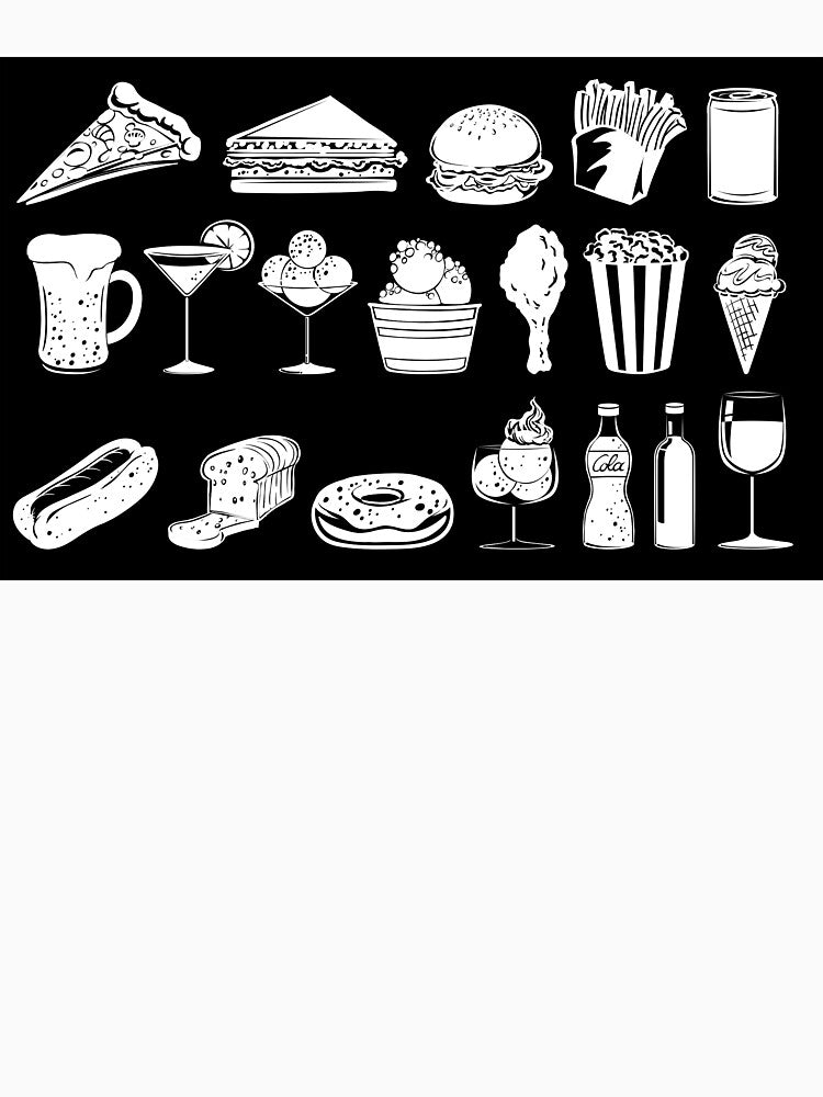 Doodle Food by TyronBowes1111 T-Shirts, Hoodie, Sweatshirt | BlankRebels.com (Image 3)