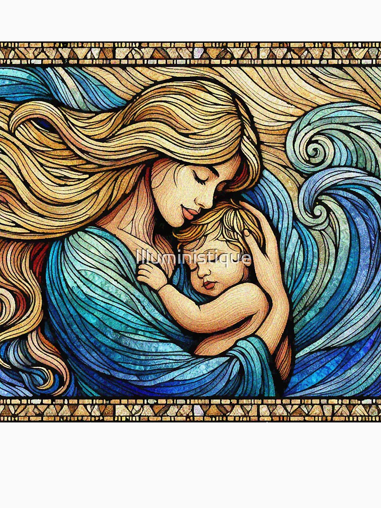 Sweet Mother and Loving Child Mothers Day by Illuministique T-Shirts, Hoodie, Sweatshirt | BlankRebels.com (Image 3)