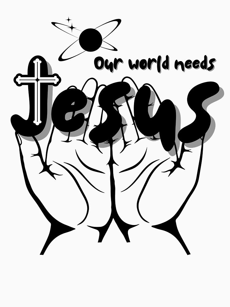 Our world needs Jesus by ZerotwoStudio T-Shirts, Hoodie, Sweatshirt | BlankRebels.com (Image 3)