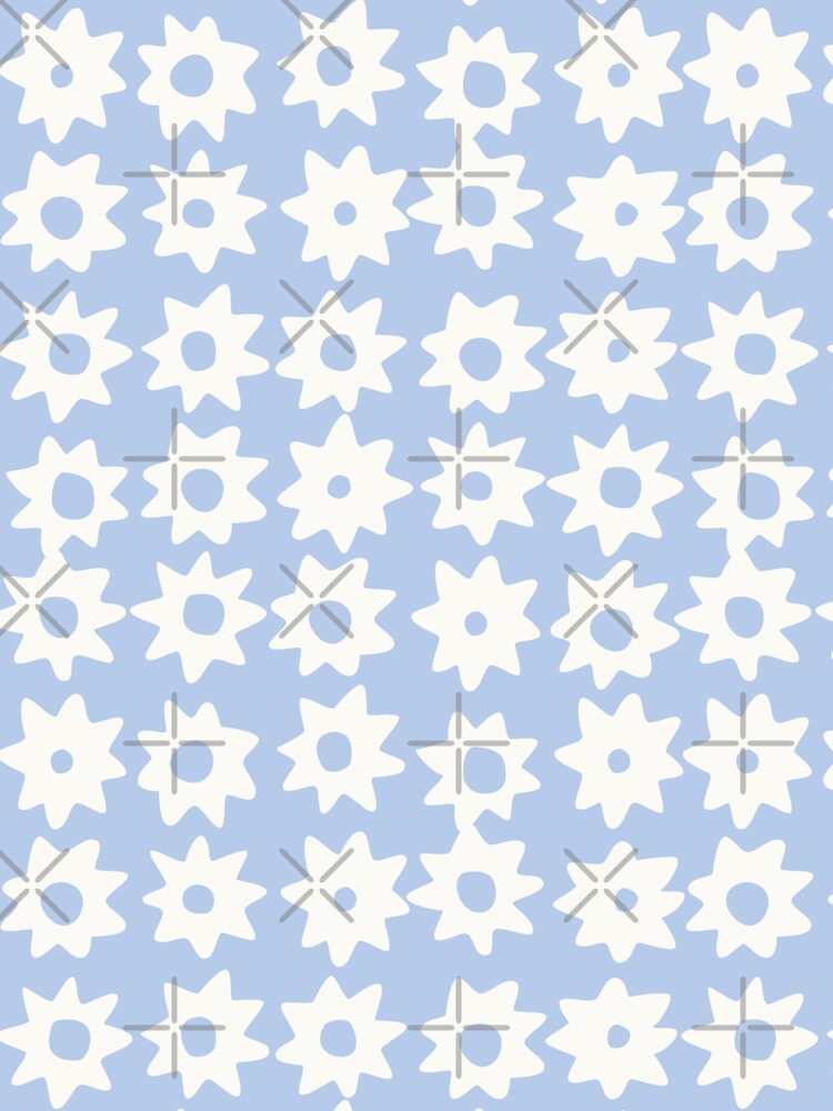 BOHO STAR PATTERN PASTEL BLUE by blomastudios T-Shirts, Hoodie, Sweatshirt | BlankRebels.com (Image 3)