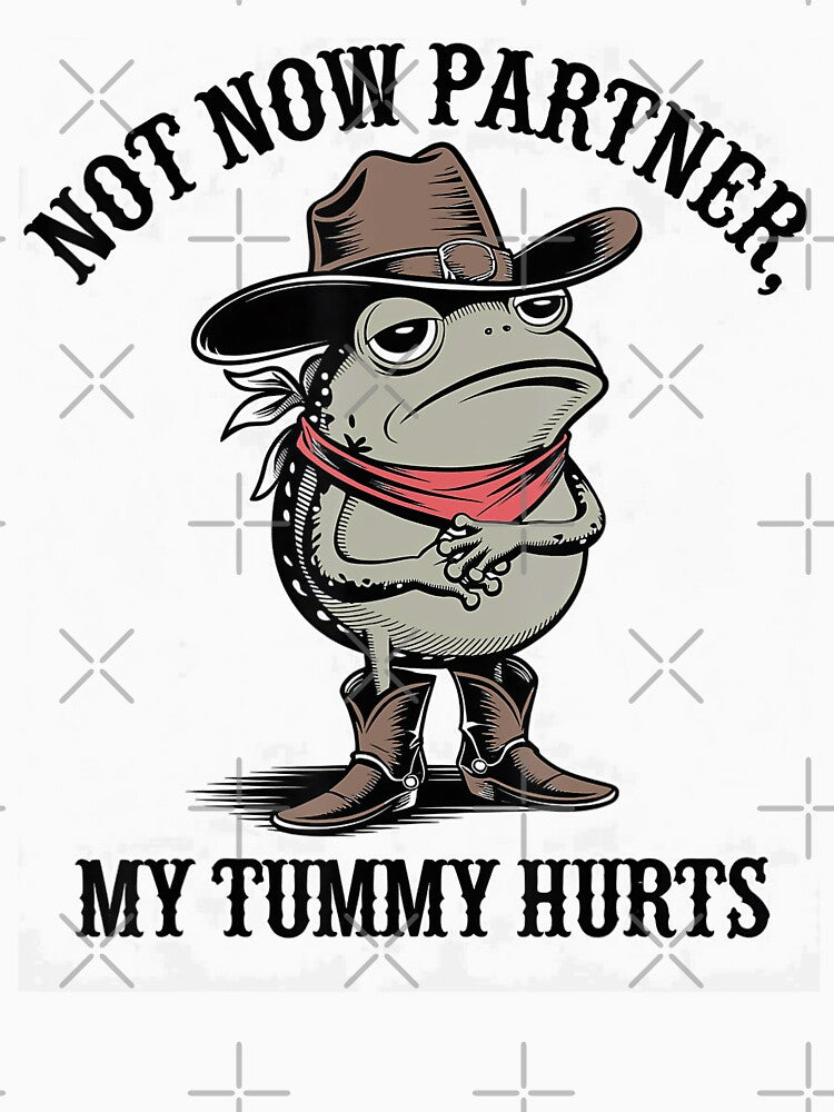 Funny Not Now Partner My Tummy Hurts Design by DreamyNature T-Shirts, Hoodie, Sweatshirt | BlankRebels.com (Image 3)