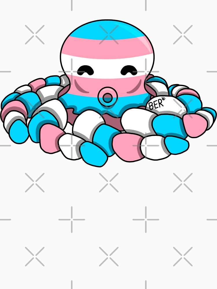 Transgender Pride Fidget Octopus by SentABear T-Shirts, Hoodie, Sweatshirt | BlankRebels.com (Image 3)