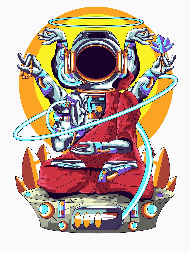 astronaut by buzwin T-Shirts, Hoodie, Sweatshirt | BlankRebels.com (Image 3)