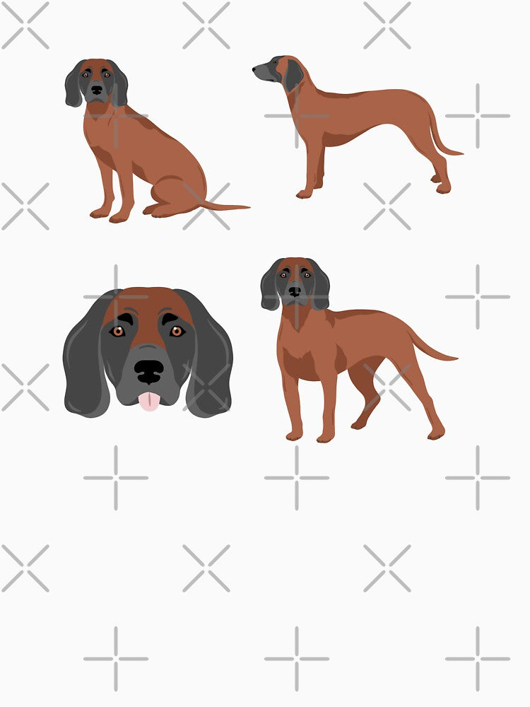 Red Bavarian Mountain Hound Dog by TheAnimalZ00 T-Shirts, Hoodie, Sweatshirt | BlankRebels.com (Image 3)