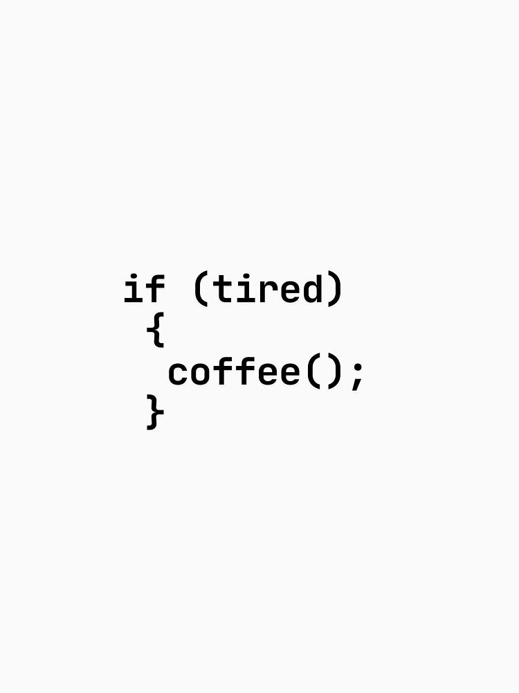 if tired {coffee} by luizarusu T-Shirts, Hoodie, Sweatshirt | BlankRebels.com (Image 3)