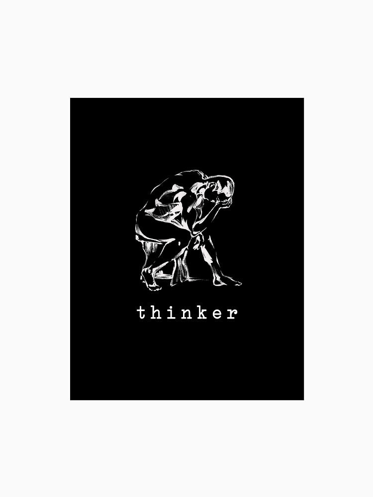 The Thinker by mandeegirl17 T-Shirts, Hoodie, Sweatshirt | BlankRebels.com (Image 3)