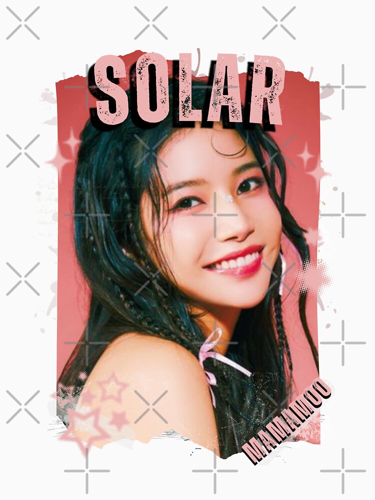 Mamamooo Solar Kpop Female group Scrapbook Collage Cozy Y2K Vintage Design by HELL0WBELLO