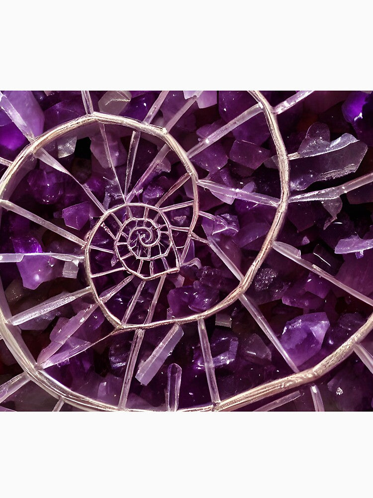 Amethyst 13 Fibonacci by christineiris T-Shirts, Hoodie, Sweatshirt | BlankRebels.com (Image 3)