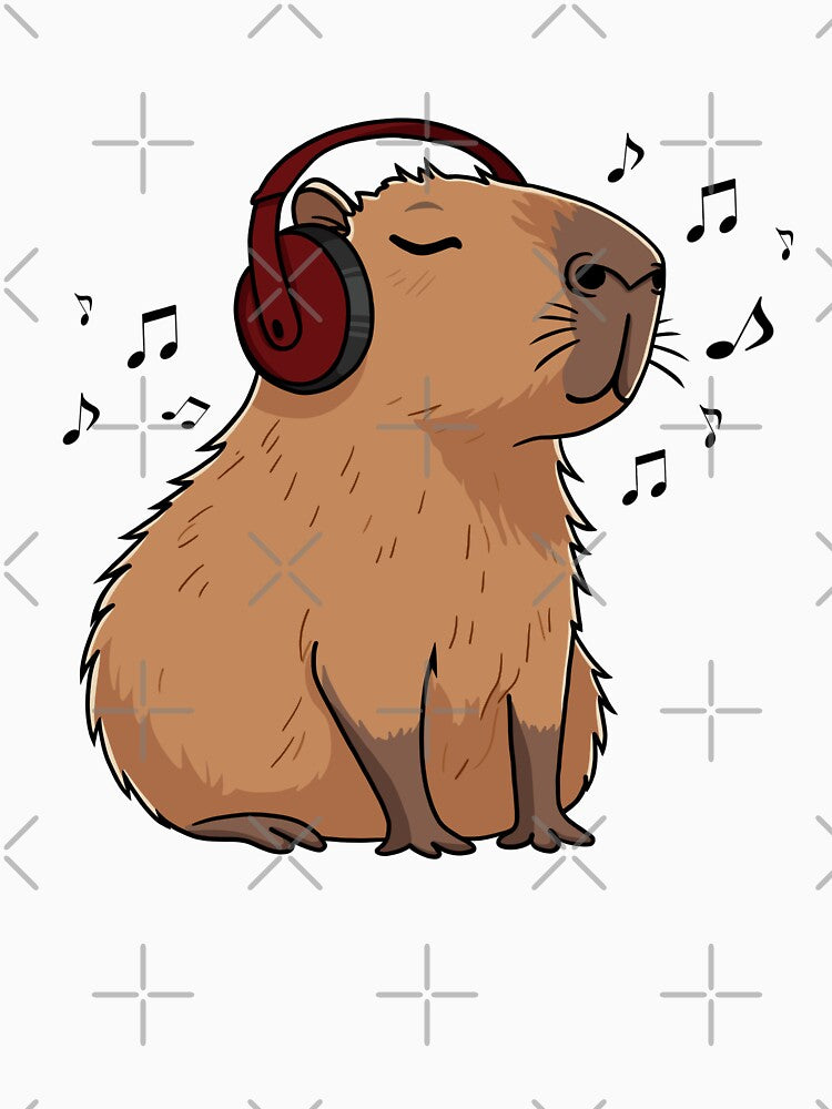Capybara Melomaniac T-Shirts, Hoodie, Sweatshirt