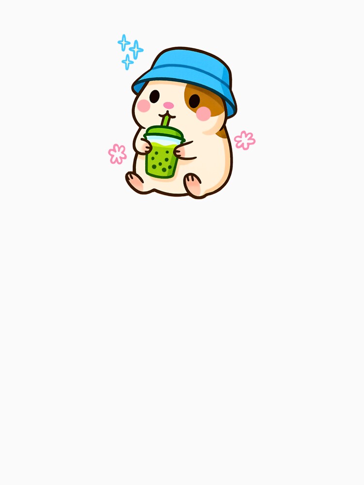 Matcha Pig in Bucket Hat, Kawaii Guinea Pig by happiecatstore T-Shirts, Hoodie, Sweatshirt | BlankRebels.com (Image 2)