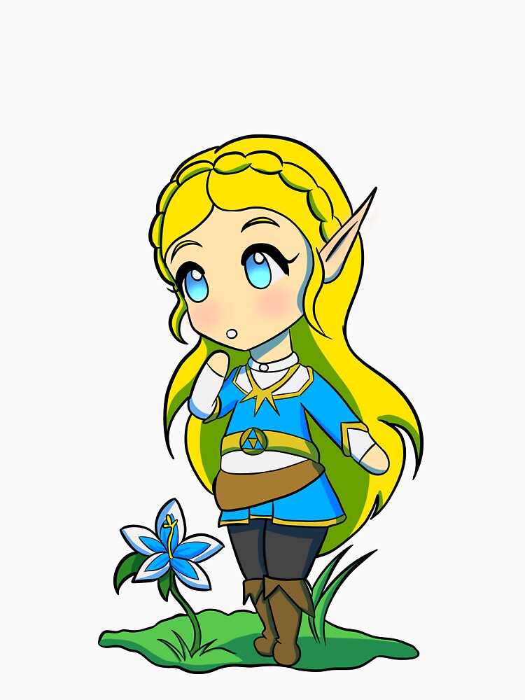 Chibi Zelda by Artzy-Magic T-Shirts, Hoodie, Sweatshirt | BlankRebels.com (Image 3)