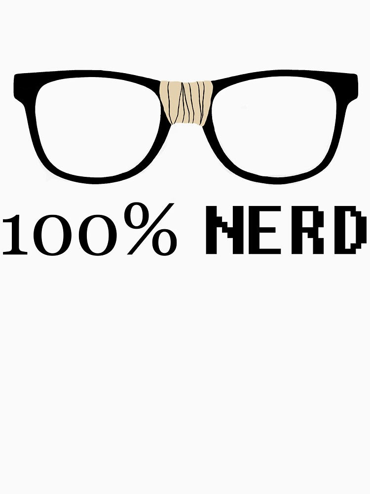 100% Nerd Black Font by Tollbridge T-Shirts, Hoodie, Sweatshirt | BlankRebels.com (Image 3)
