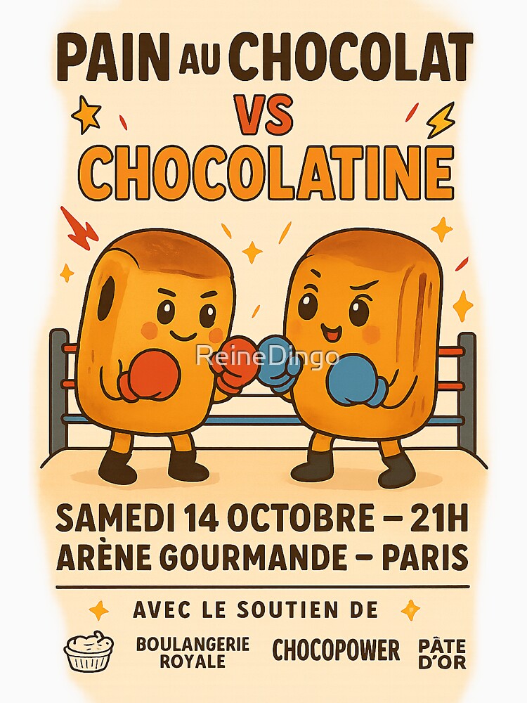 Sweet Battle – Pain au Chocolat VS Chocolatine by ReineDingo T-Shirts, Hoodie, Sweatshirt | BlankRebels.com (Image 3)