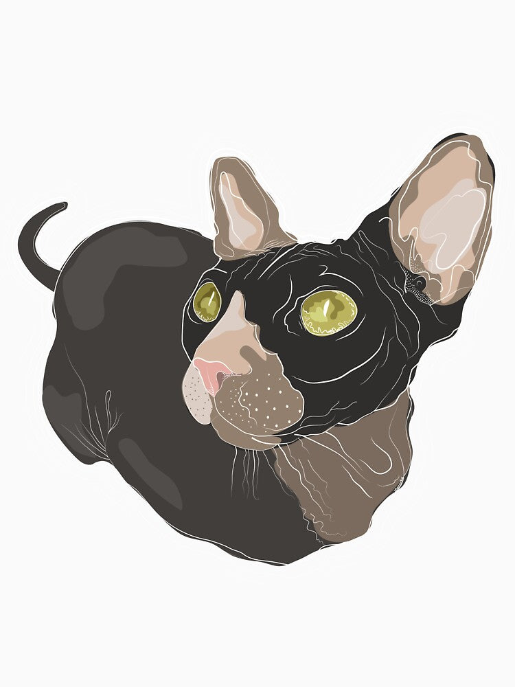 SPHYNX CAT PATTERN by Catastroish T-Shirts, Hoodie, Sweatshirt | BlankRebels.com (Image 3)