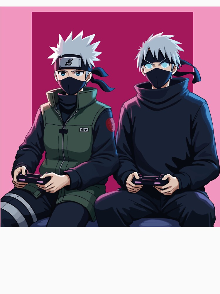 Kakashi & Gojo Gaming Duel by Duh-Artes T-Shirts, Hoodie, Sweatshirt | BlankRebels.com (Image 3)