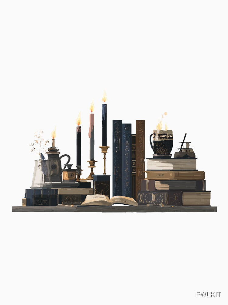 Gothic Desk With Dark Productivity Vibes by FWLKIT T-Shirts, Hoodie, Sweatshirt | BlankRebels.com (Image 3)