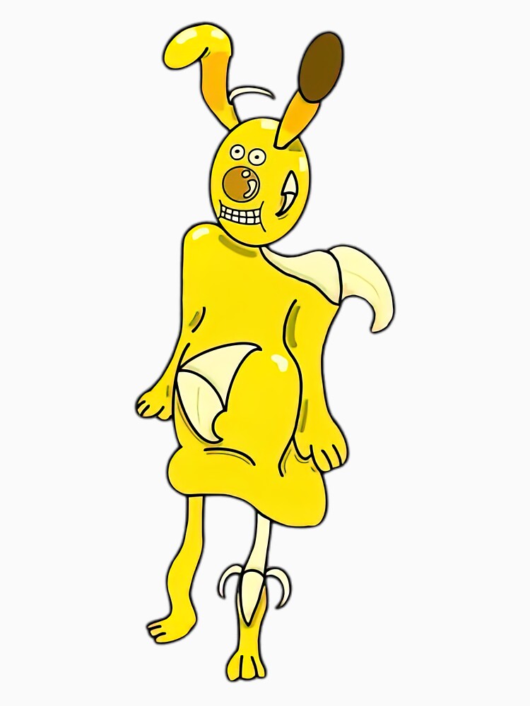 Long-Eared Yellow Creature  with Distorted Skin by libgialika T-Shirts, Hoodie, Sweatshirt | BlankRebels.com (Image 3)