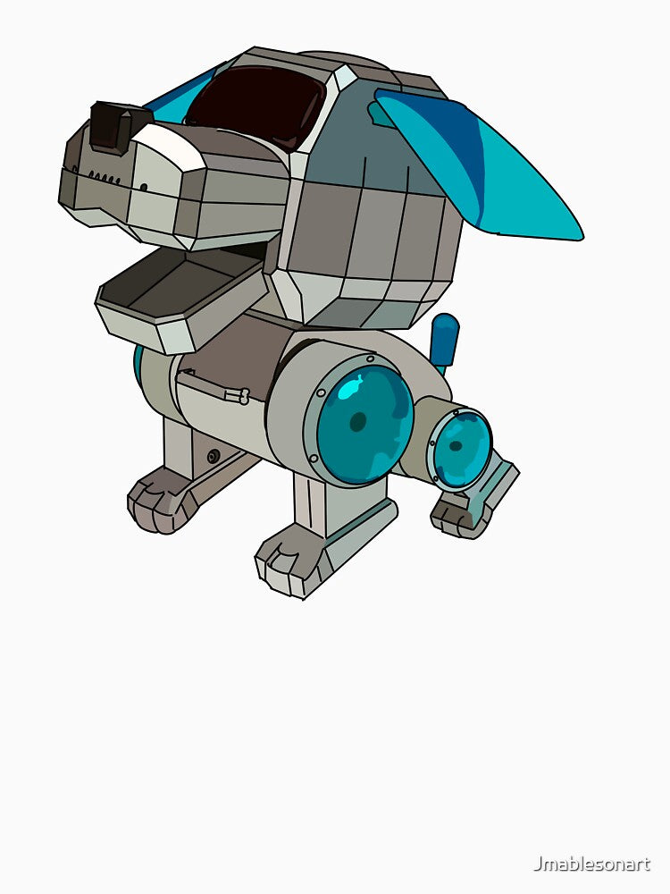 90s robot dog by Jmablesonart