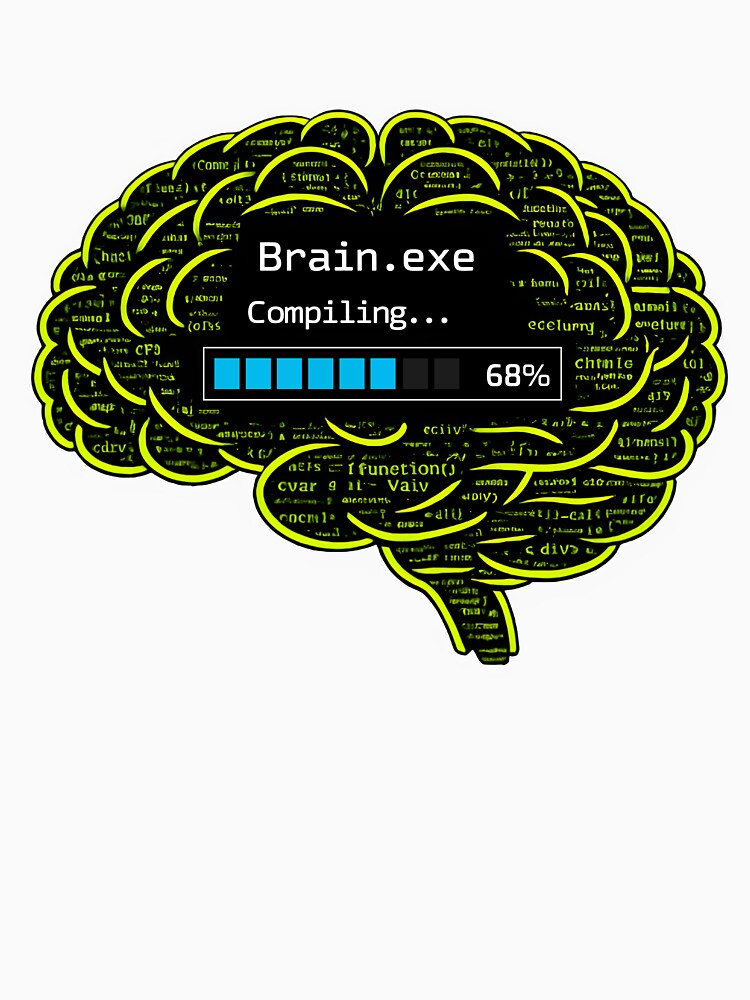 Coding Brain Compiling Tech Art by CosmoMagiclk T-Shirts, Hoodie, Sweatshirt | BlankRebels.com (Image 3)